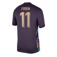 Maglia Calcio Inghilterra Phil Foden #11 Seconda Divisa Europei 2024 Manica Corta